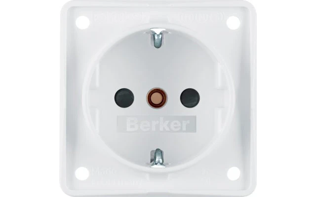 Berker Integro Steckdose Schutzkontakt 3-Pol Mit Erhöhtem Berührungsschutz Polarweiß Matt 5 Berker Integro Steckdose Schutzkontakt 3-Pol Mit Erhöhtem Berührungsschutz Polarweiß Matt – Bild 5